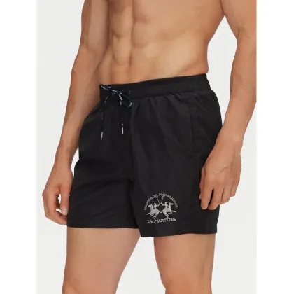Zdjęcie La Martina Szorty kąpielowe Clint MAM001 PL115 Czarny Regular Fit