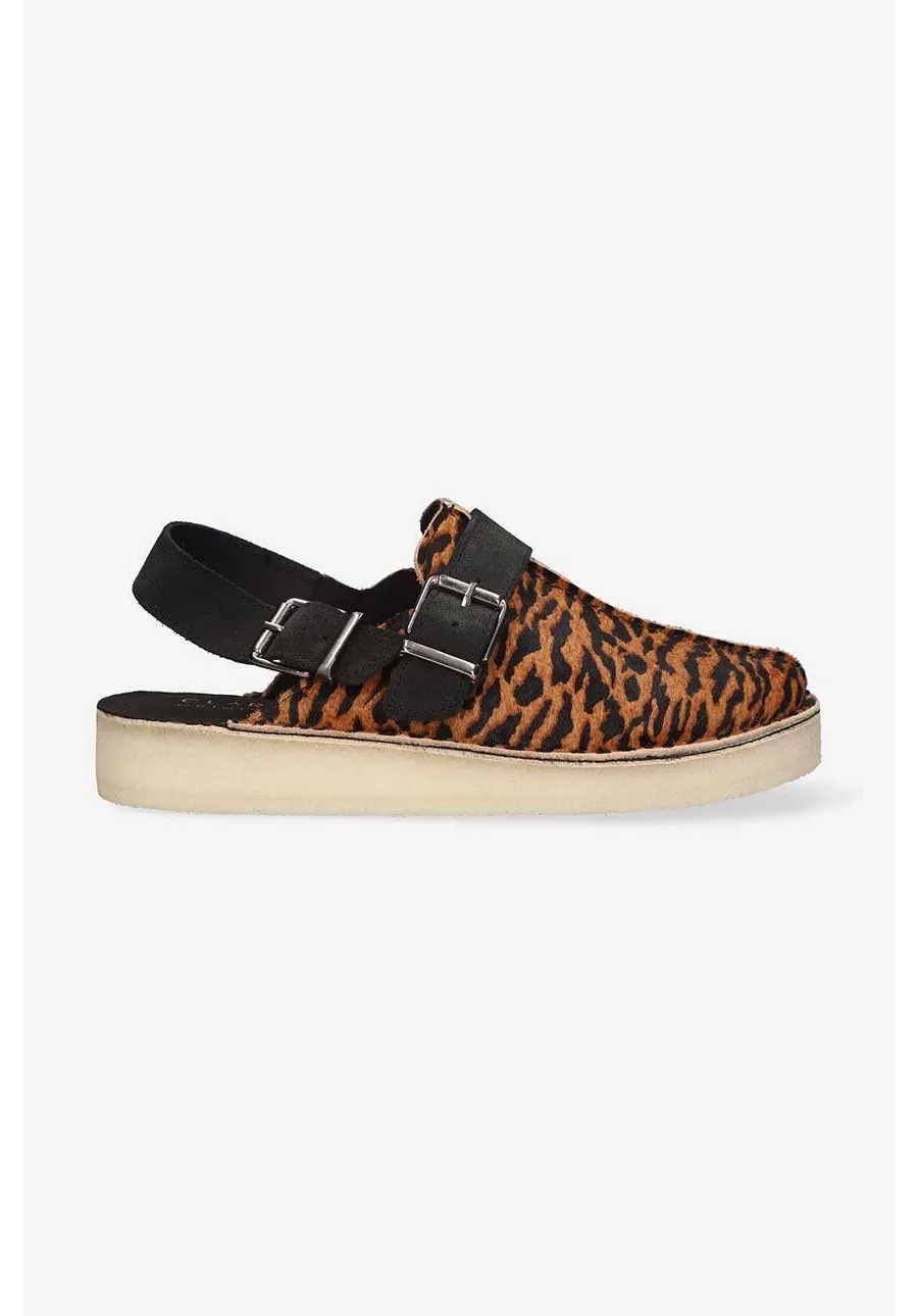 obrazek 1 Clarks Originals klapki zamszowe Trek Mule damskie kolor brązowy 26169977