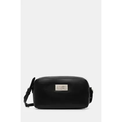 Zdjęcie MM6 Maison Margiela torebka skórzana kolor czarny SB6WG0014