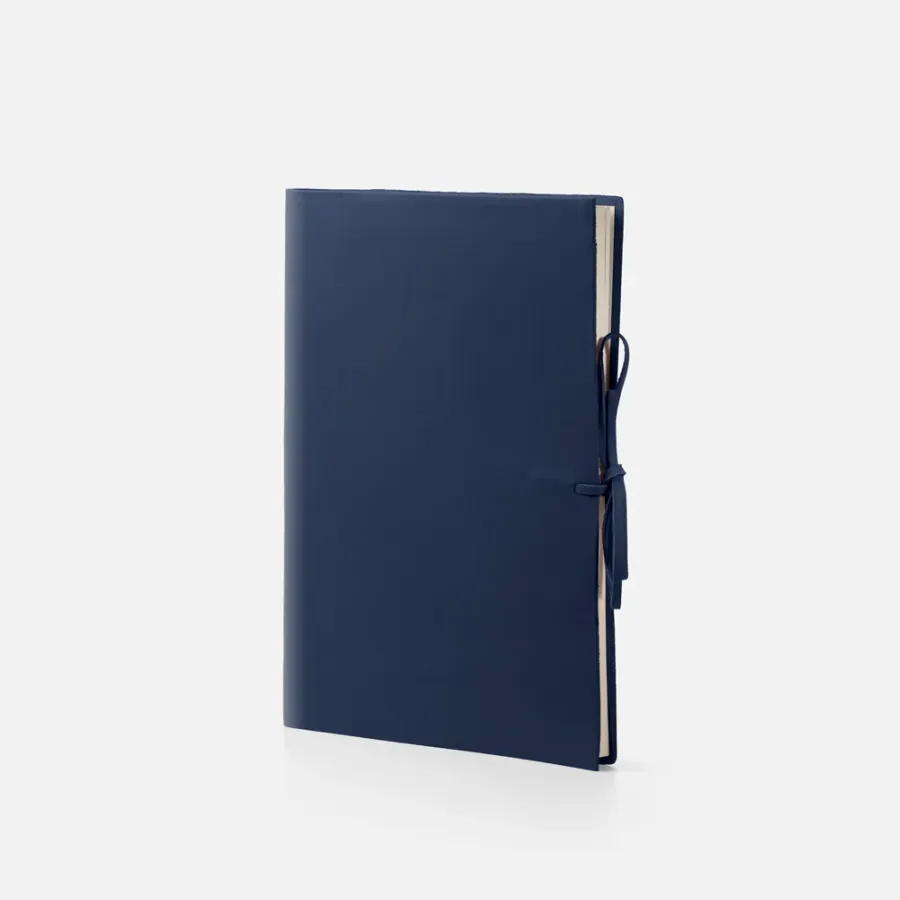 picture 2 A tasteful blue Italian leather notebook