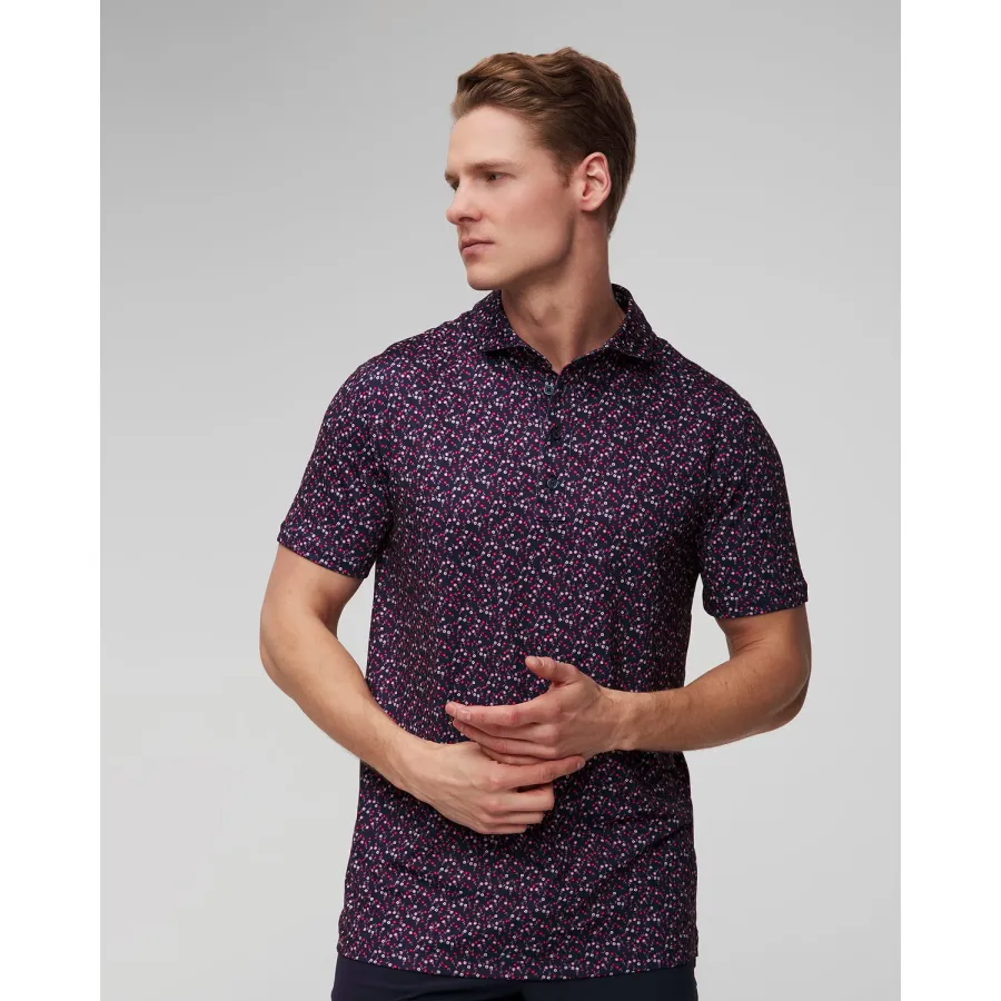 obrazek 1 Granatowe Polo Męskie G/fore Ayi Papi Tech Jersey Polo G/Fore