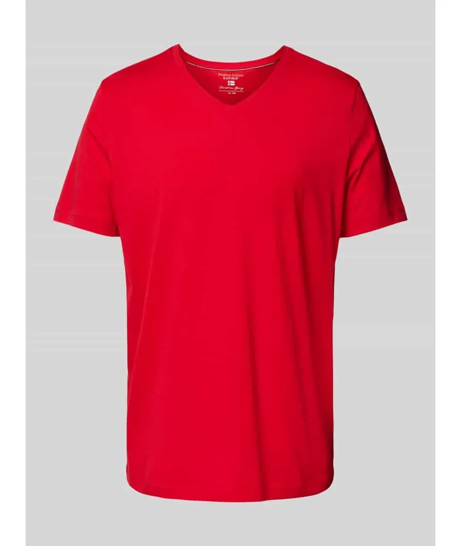 obrazek 1 T-shirt z dekoltem w serek