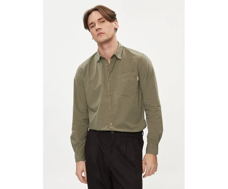 obrazek 1 Pepe Jeans Koszula Prince PM308270 Zielony Regular Fit