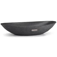 Picture Modern washbasin 60 cm DIAMOND HARDCORE – very dark gray, without decor, matte varnish