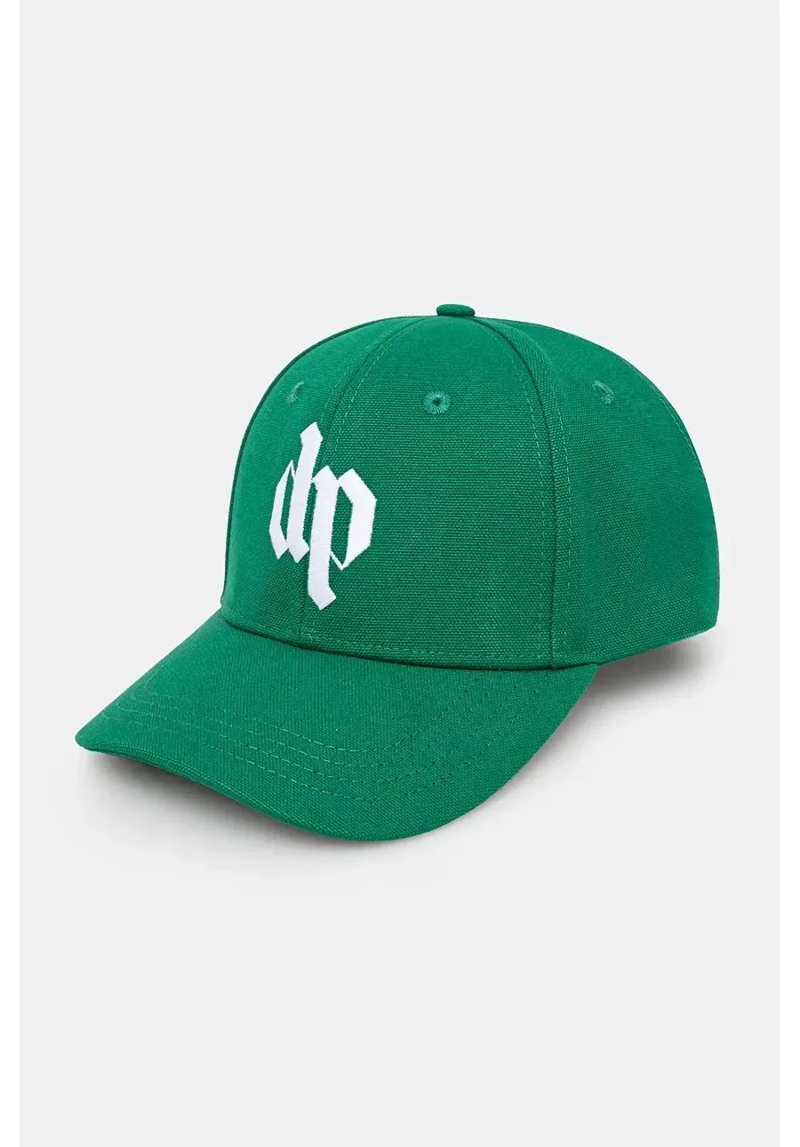 obrazek 1 DARKPARK czapka z daszkiem bawełniana Logo Embroidered kolor zielony z aplikacją UHT01.AFA02.6001