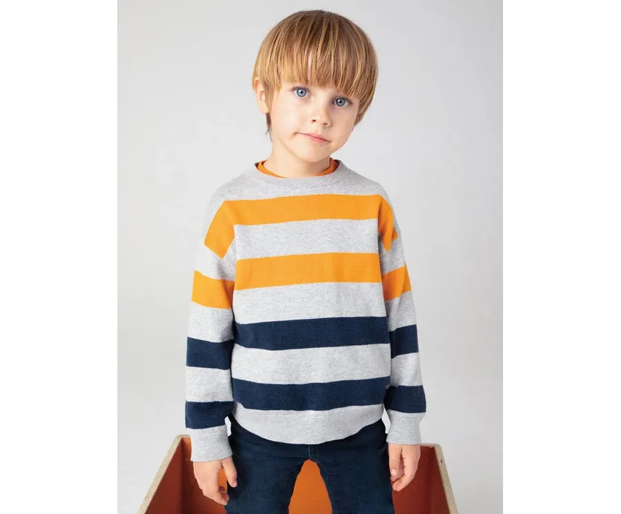 obrazek 1 Mayoral Sweter 4338 Szary Regular Fit