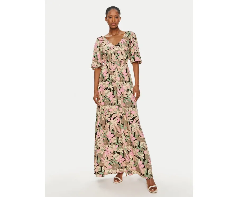 obrazek 1 Roxy Sukienka letnia Peaceful Swell Again ERJWD03789 Kolorowy Regular Fit
