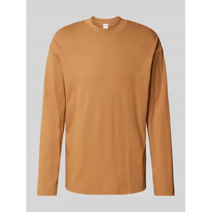 Zdjęcie Bluzka z długim rękawem o kroju relaxed fit ze stójką model ‘DANI’