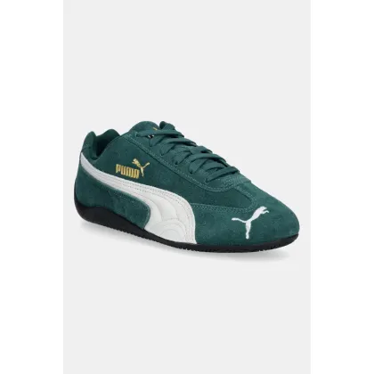 Zdjęcie Puma sneakersy zamszowe Speedcat OG kolor zielony 398846