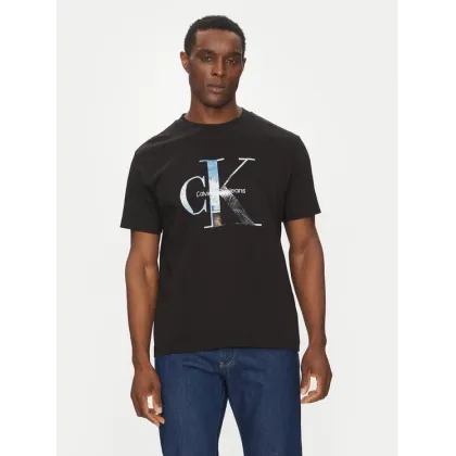 Zdjęcie Calvin Klein Jeans T-Shirt Photo Monogram J30J327483 Czarny Regular Fit
