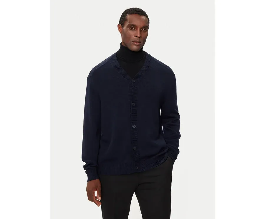 obrazek 1 Armani Exchange Kardigan 6DZE1G ZM1LZ 1510 Granatowy Regular Fit