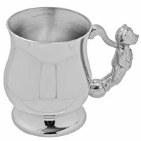 Picture Elegant children's mug with a teddy bear-shaped handle