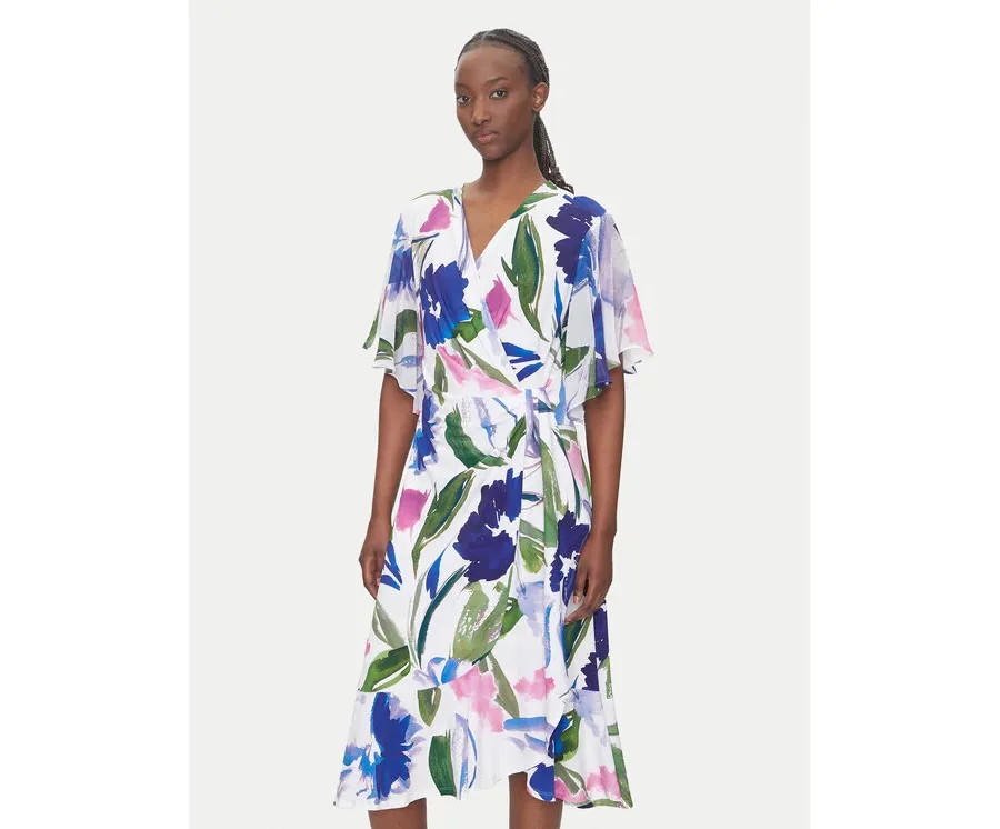 obrazek 1 Joseph Ribkoff Sukienka koktajlowa 251707 Kolorowy Regular Fit