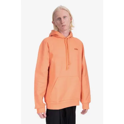 Zdjęcie 032C bluza bawełniana Terra Reglan Hoodie kolor pomarańczowy z kapturem gładka SS23.C.2031-ORANG