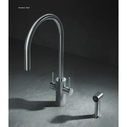 Zdjęcie Wyjątkowy kran jednootworowy z osobną siecią zasilającą i filtrowanymi kanałami wodnymi z bocznym strumieniem