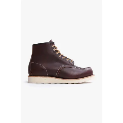Zdjęcie Red Wing buty skórzane Moc Toe męskie kolor bordowy 8138