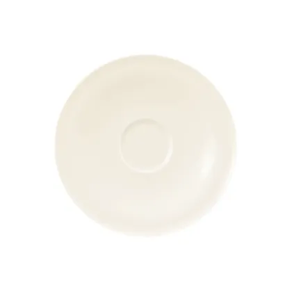 Zdjęcie Duży porcelanowy spodek pod filiżankę 16,5 cm w kolorze kremowym - Seltmann Weiden