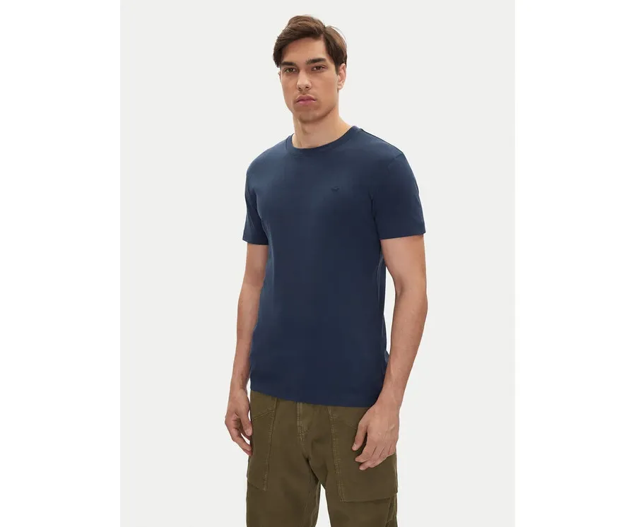 obrazek 1 Mustang T-Shirt Allen 1016486 Granatowy Slim Fit