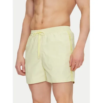 Zdjęcie Calvin Klein Swimwear Szorty kąpielowe KM0KM01109 Żółty Regular Fit