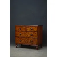 Zdjęcie Prosta i elegancka komoda George IV z mahoniu - antyk