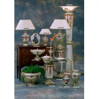 Zdjęcie Luksusowy włoski ceramiczny świecznik