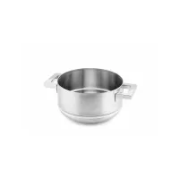 Zdjęcie Włoski wkład do garnka do gotowania warzyw na parze ze stali nierdzewnej