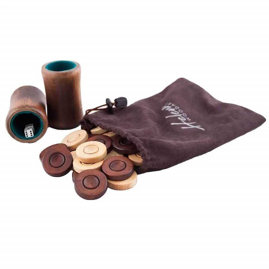 obrazek 7 Oryginalny pakiet do gry w Backgammon - Helena Woodart