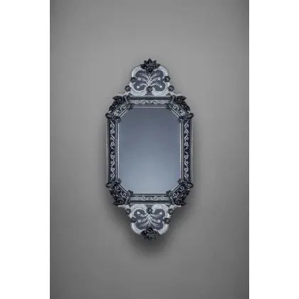 Zdjęcie Wyjątkowe lustro weneckie ze szkła Murano