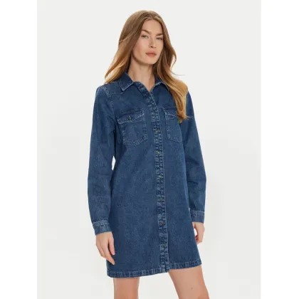Zdjęcie Noisy May Sukienka jeansowa New Signe 27034106 Granatowy Relaxed Fit