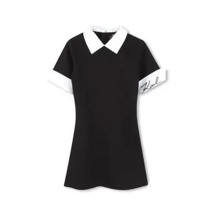 Zdjęcie Karl Lagerfeld Kids Sukienka codzienna Z30462 D Czarny Regular Fit