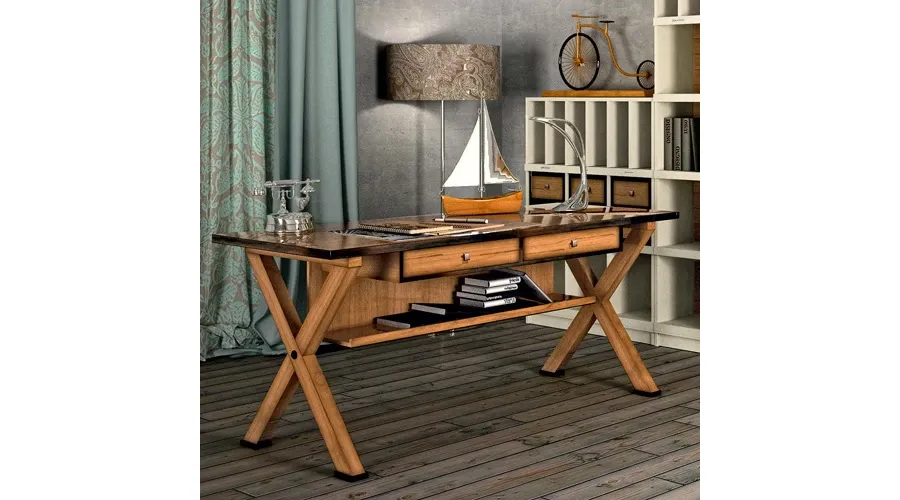 obrazek 1 Designerskie biurko z dwiema szufladami