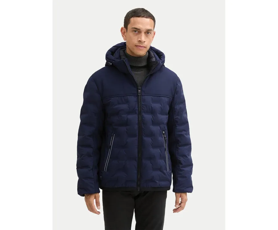 obrazek 1 Tom Tailor Kurtka zimowa 1041324 Granatowy Regular Fit