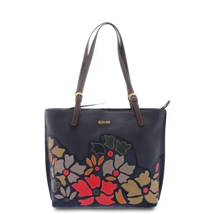 Zdjęcie Elegancka skórzana torebka z Włoch - Giudi