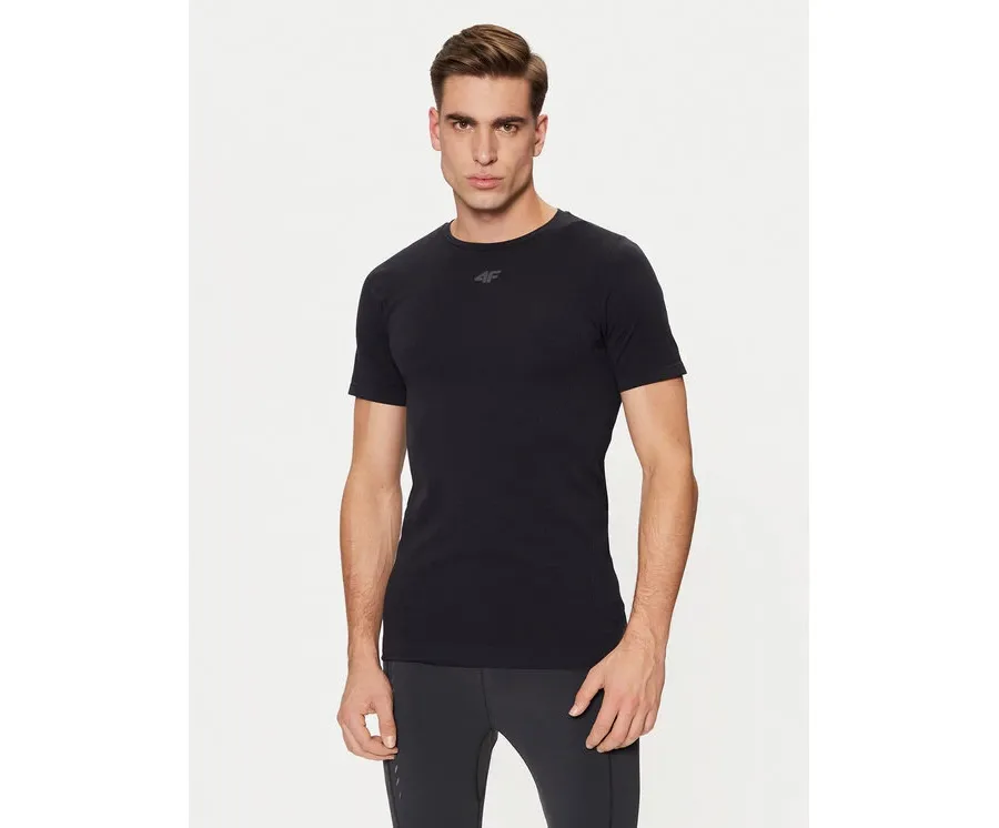obrazek 1 4F Koszulka techniczna 4FWAW24TFTSM0975 Szary Slim Fit