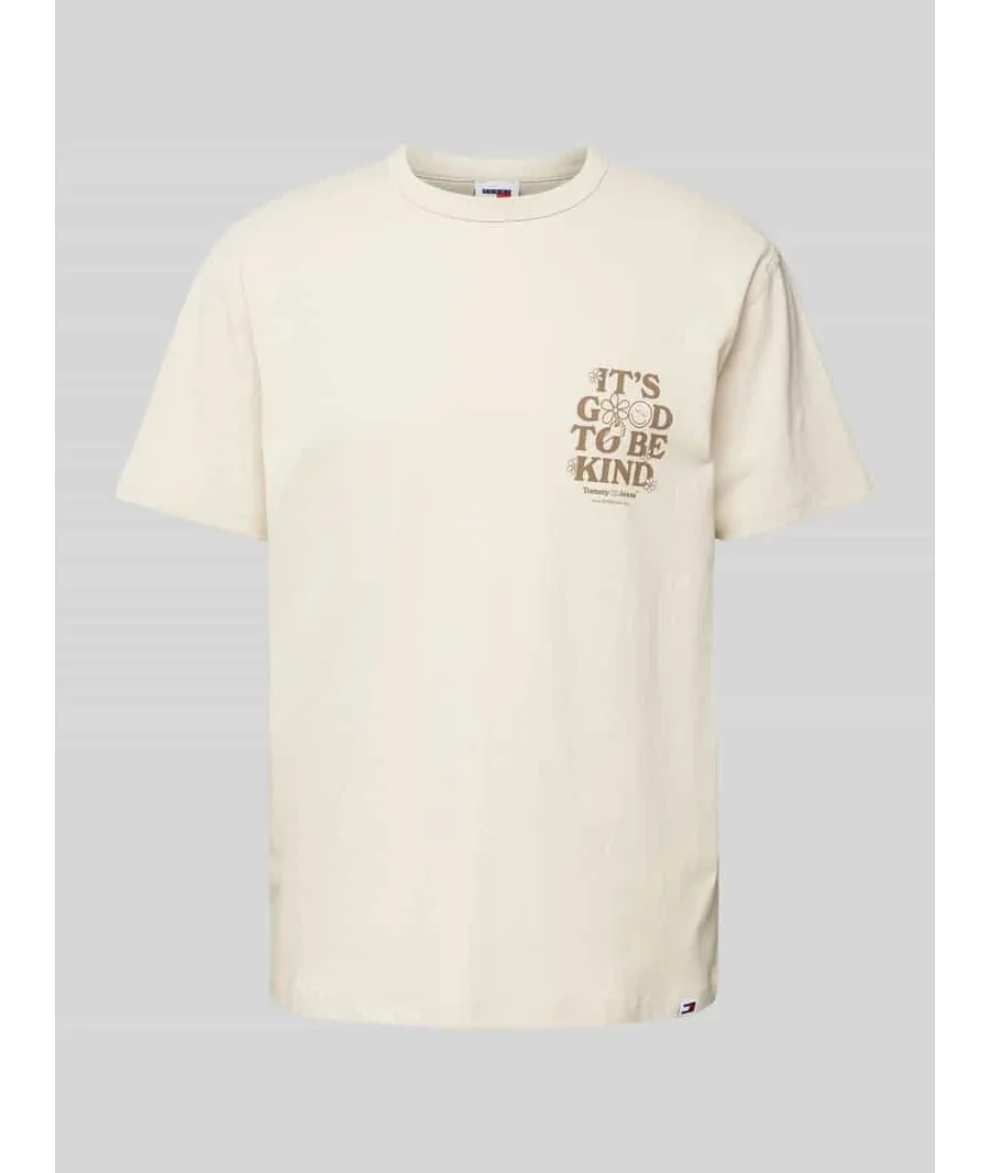 obrazek 1 T-shirt z nadrukiem ze sloganem