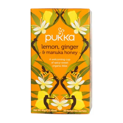 Zdjęcie Pukka - Lemon,Ginger & Manuka Honey BIO - Herbata 20 saszetek PUKKA