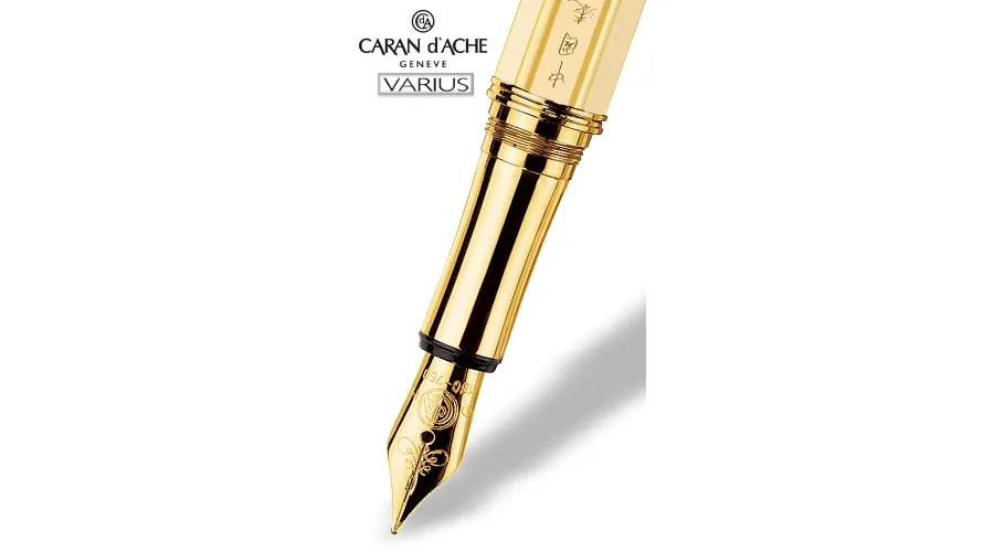 obrazek 6 Pióro Wieczne Varius Chinese Laquer Ivory pozłacane