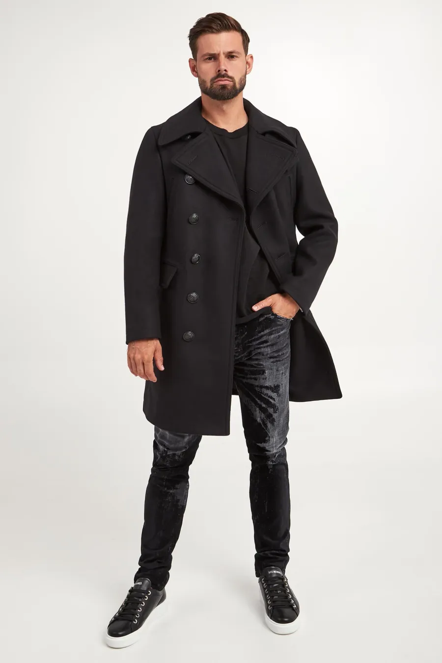 obrazek 1 Płaszcz męski wełniany DSQUARED2 Dsquared2