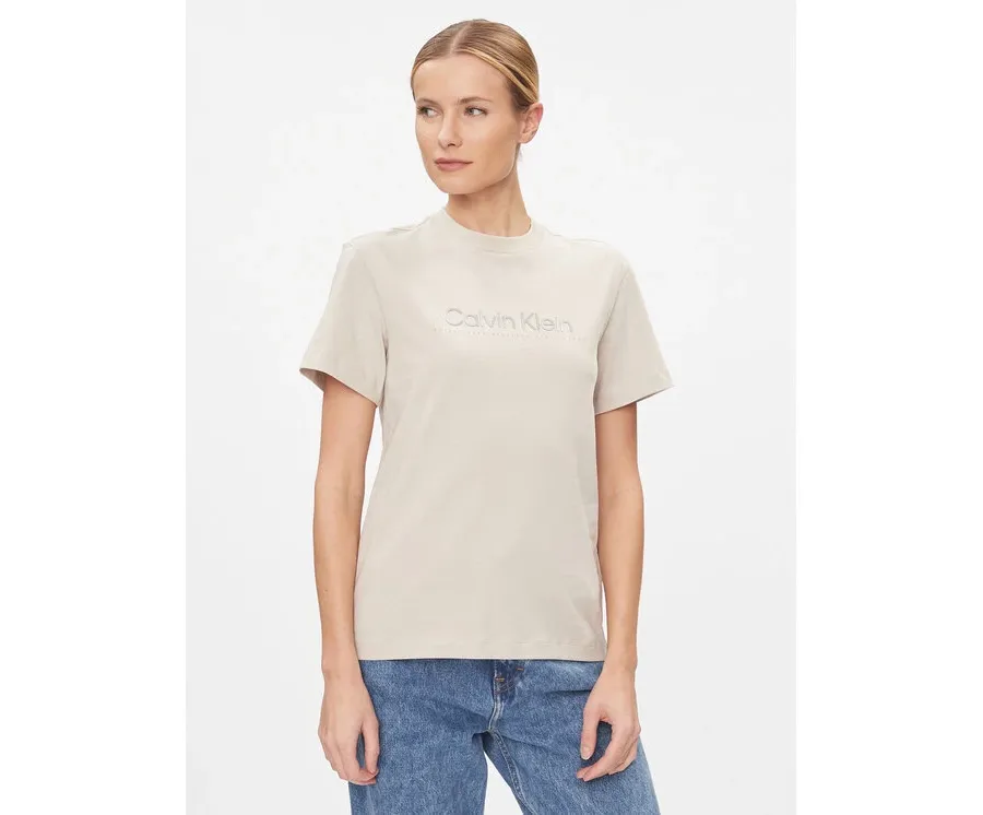 obrazek 1 Calvin Klein T-Shirt Graphic K20K206753 Szary Regular Fit