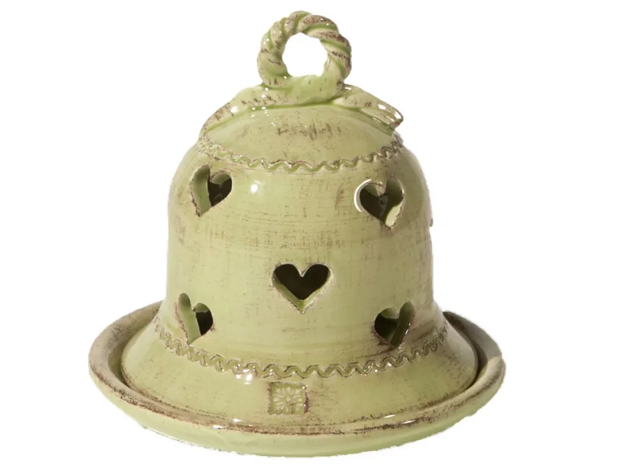 obrazek 2 Unikatowy ceramiczny świecznik w kształcie dzwonka - Virginia Casa