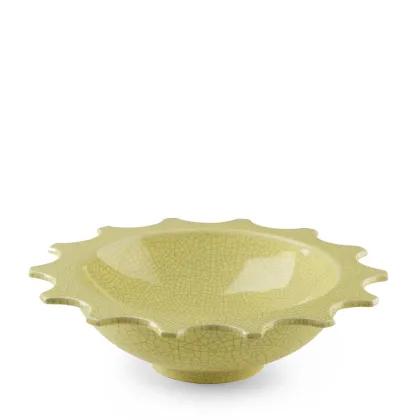 Zdjęcie Niska miska z glazurowanej ceramiki H.12xL.43xD.Int.31 cm