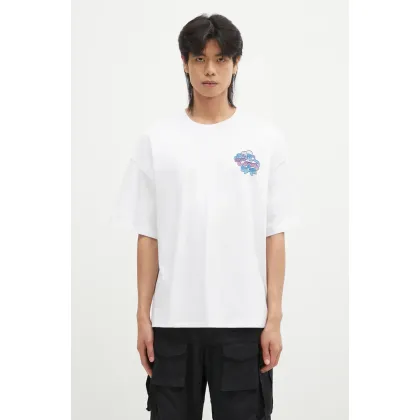 Zdjęcie Alpha Industries t-shirt bawełniany Candy Crew męski kolor biały z nadrukiem 148509