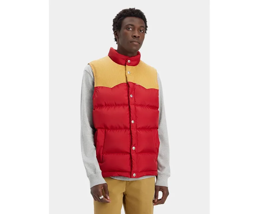 obrazek 1 Levi's® Bezrękawnik Western Super Puffer A5634-0003 Czerwony Regular Fit