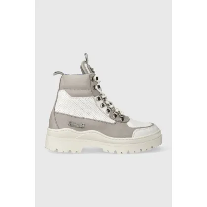 Zdjęcie Filling Pieces botki Mountain Onyx damskie kolor szary na płaskim obcasie 64333811901