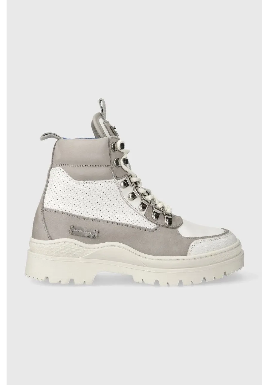 obrazek 1 Filling Pieces botki Mountain Onyx damskie kolor szary na płaskim obcasie 64333811901