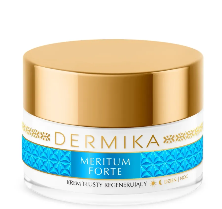 obrazek 1 Dermika Meritum Forte Krem tłusty regenerujący na dzień i na noc 50 ml
