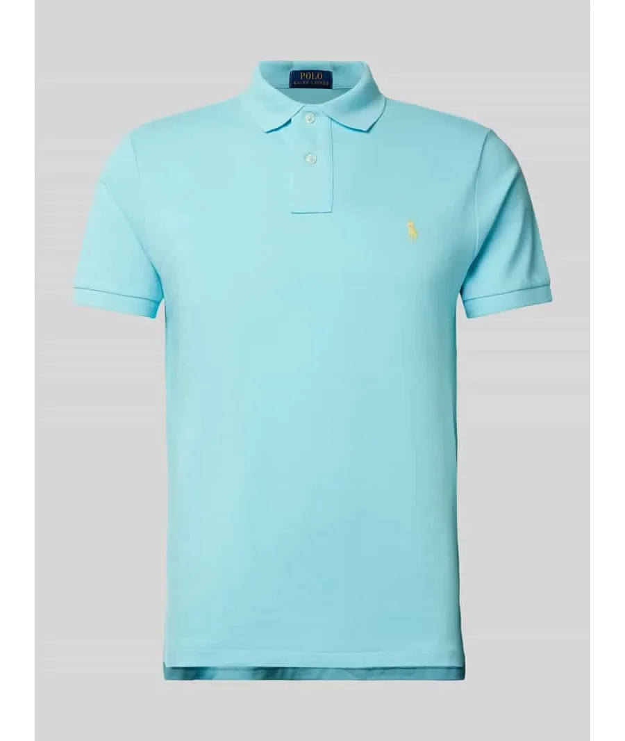 obrazek 1 Koszulka polo o kroju custom fit z czystej bawełny