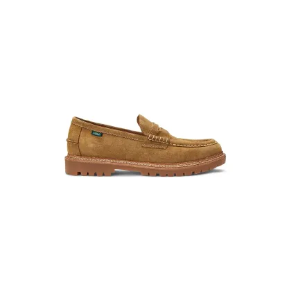 Zdjęcie Polo Ralph Lauren mokasyny zamszowe Jett Penny męskie kolor beżowy 803961421002