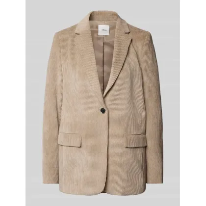 Zdjęcie Żakiet sztruksowy o kroju relaxed fit z zaznaczonymi kieszeniami z patką