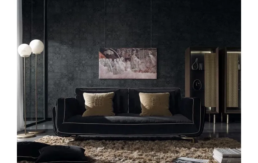 obrazek 4 Włoska oryginalna sofa Oscar dla trzech osób